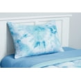 thumbnail image 6 of Mainstays Blue Tie Dye 6 Piece Bed in a Bag Comforter Set with Sheets, Twin, 6 of 10