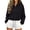 Black, variant on Breezora Women's Short Zip Up Hoodie Slim Fit Long Sleeve Casual Cropped Cardigan Sweatshirt