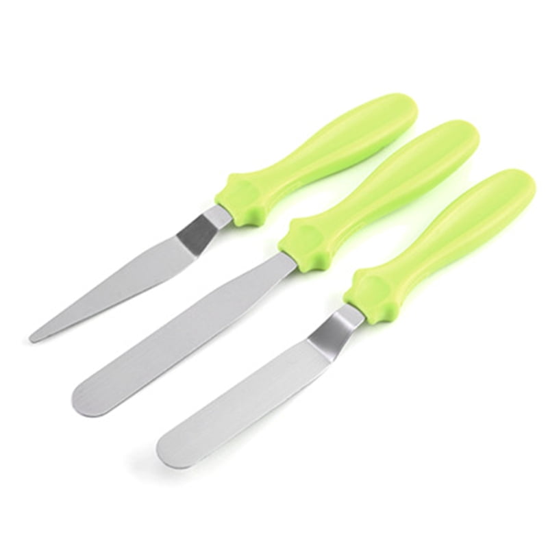 ZUARFY 3 Pieces Cake Decorating Spatulas Set Cream Spatulas for Cake