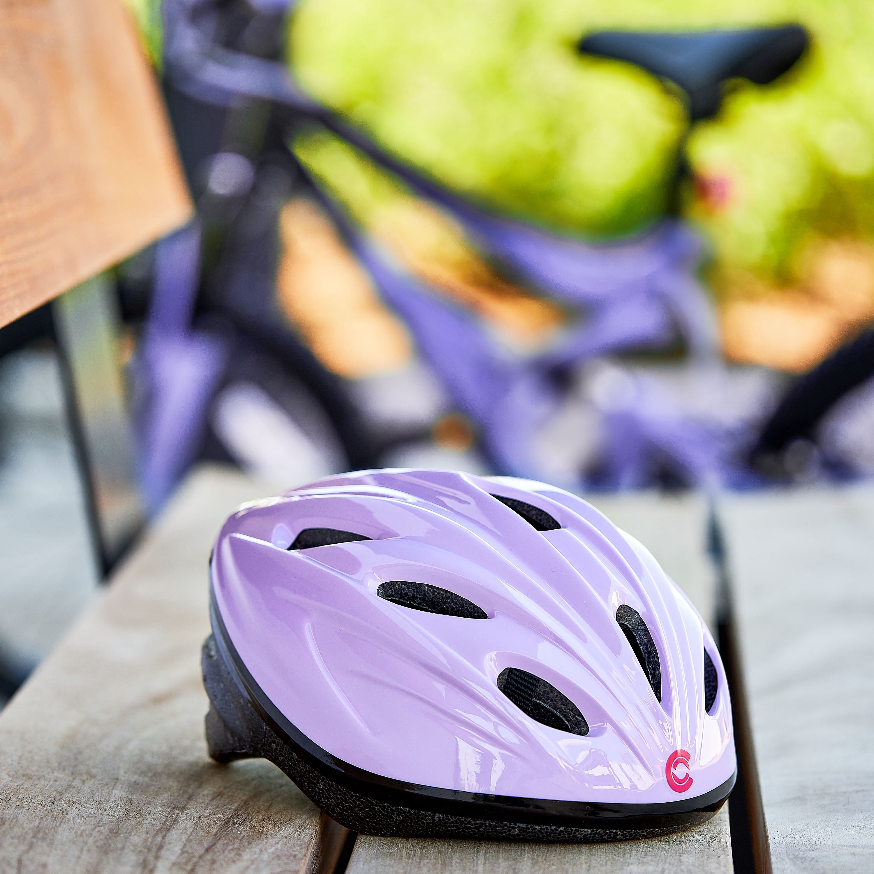 Concord Youth Bicycle Helmet, Orchid (Ages 8+)