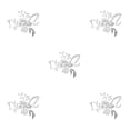 thumbnail image 1 of Yuarrent Adhesivo de pared 3D Flor Acrílico Espejo Calcomanía Baño Decoración del hogar Pegatina Auto Decoración de la pared del hogar, Type3 NO3, 1 of 6