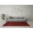 thumbnail image 3 of Ahgly Company Indoor Square Abstract Red Contemporary Area Rugs, 3' Square, 3 of 4