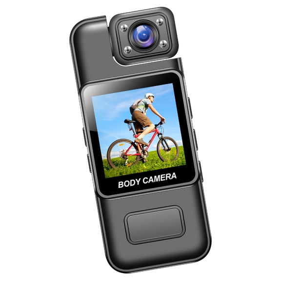 WINDLAND Long Clip On Sports Action Camera Video Recording Hands Wearable Design For Security Patrols