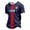 Dark Blue-02, variant on 250 Anniversary USA Shirt Men Men's Soccer Football Graphic Tee Everyday Comfort Casual Style 4Th of July Shirt Dark Blue L