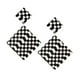 thumbnail image 3 of Pendientes Geométricos de Acrílico en Y Negro para Mujer, Joyería Elegante a para Mujer Rombo, 3 of 9