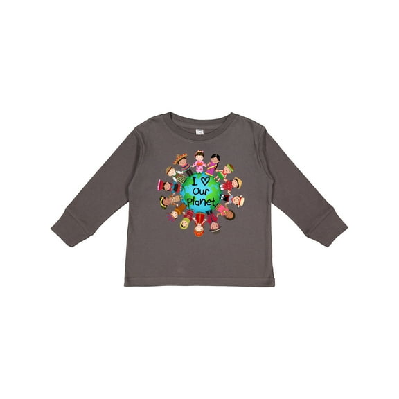 Inktastic Earth Day International Boys or Girls Long Sleeve Toddler T-Shirt