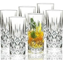 VEILEDGEM 13.5 oz Unbreakable Acrylic Highball Glasses (Set of 6)