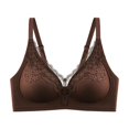 thumbnail image 4 of Scalloped Floral Lace Deep‑V Bra for Women Thin Breathable Elegant Daily‑Date Fashion Undergarment, 4 of 4
