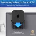 thumbnail image 2 of ReliaMount para Apple TV: soporte compatible con todas las generaciones de Apple TV (incluidos todos los modelos 4K), 2 of 5