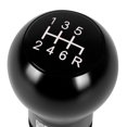 thumbnail image 3 of J2 Engineering Universal Black Manual Car Shifter Knob Aluminum Teardrop Shape Remove Thread Base with Adapter J2-SK-003-BK, 3 of 7