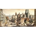 thumbnail image 2 of Daniels, Matthew 32x18 White Modern Wood Framed Museum Art Print Titled - San Francisco View to Bay Bridge, 2 of 4