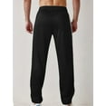 thumbnail image 2 of FEOYA Mens Casual Running Pants Athletic Straight Leg Sweatpants Open Bottom Joggers Drawstring Elastic Waist Trousers with Pockets for Training Jogging Active Workout L, 2 of 6