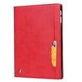 thumbnail image 5 of K-Lion Wallet Case for iPad 10th Generation 10.9 inch 2022,Luxury Leather Card Holder Smart Folio Flip Case Kickstad Rubber Pen Holder Cover for iPad 10th Gen 10.9" 2022,Red, 5 of 5