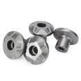 thumbnail image 1 of Adecuado para Yamaha YZF R6 99-14, guardabarros delantero de titanio de 4 x 6 mm para tornillos y pernos deslizantes Ram e., 1 of 4