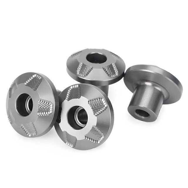 Adecuado para Yamaha YZF R6 99-14, guardabarros delantero de titanio de 4 x 6 mm para tornillos y pernos deslizantes Ram e.