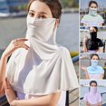 thumbnail image 2 of Sunscreen Face Guard Ice Silk Neck Protection Summer Riding Face Guard Outdoor Activities Travel Neck Gaiter, 2 of 8