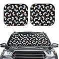 thumbnail image 2 of Fotbe Cool Gamepad 2-Piece Car Windshield Sun Shade | Sun Blocker for Car Windshield | Foldable Automotive Interior Accessories for Sun Protection-Small, 2 of 7