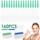 thumbnail image 1 of 160Pcs Interdental Brush Toothpick Silicone Tooth Picks Comfy Dental Tooth Cleaning Tool Floss Interdental Brush Stick for Teeth, 1 of 5