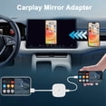 thumbnail image 3 of Kebiory Adapter for iPhone,Carplay to Car Mirror Adapter Wired Carplay Mirrorring Dongle Carplay Adater for Factory Wired Carplay Converter (White-7), 3 of 6