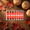 thumbnail image 4 of 16PCS Medium Halloween Luminous Press On Nails, Glow in The Dark Fake Nails with Skull Spider Web Ghost Pumpkin Prints, Glossy Spooky Reusable Artificial False Nail Tips for Women Halloween Party, 4 of 7