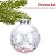 thumbnail image 1 of Bola de Navidad transparente, 5 piezas de plástico transparente para el hogar, bola de Navidad DIY, decoración del árbol de Navidad, elaborada por expertos, 1 of 8