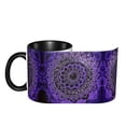 thumbnail image 4 of Purple Mandala Full-frame dual-color ceramic mug, 4 of 5