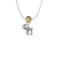 thumbnail image 2 of Delight Jewelry Silvertone Moose Mia Monkey Charm Necklace, 2 of 4