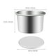 thumbnail image 5 of 4 pcs moldes para pasteles redondos con moldes de aluminio de aluminio extraíbles para hornear pequeños pasteles para hacer pasteles, 5 of 6