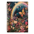 thumbnail image 2 of Notebook 8.3x5.7x0.4 Inch One Sizex1 Journey Note Diary Hardcover Notebook 60 Pages,80g Paper Writing Smooth and Not Easy to Break Rainbow Beautiful Butterfly, 2 of 8