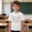 White, variant on 100 Days of School Shirt for Boys Red 5-10 Years | Soft Cotton 100th Day Tshirt | Kids Short Sleeve Crew Neck Celebration Tee,Size 7 T