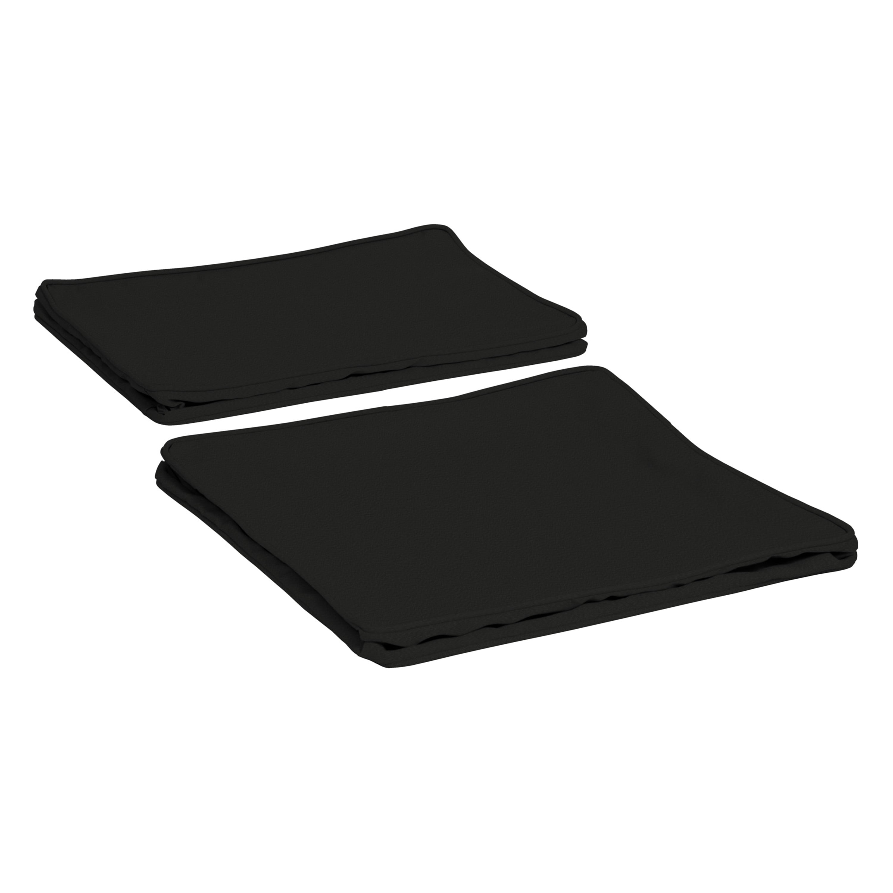 Seat Cushion Set - Vinyl Black 4 Pieces fits Case 1170 1270 1090 1070 770  1370 1175 870 2470 970 2670