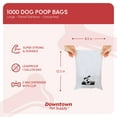 thumbnail image 3 of Downtown Pet Supply Dog Poop Bags, 2x Free Poop Bag Holder, Pastel Rainbow, 1000 Bags, 3 of 9
