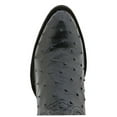 thumbnail image 2 of Dan Post Western Boots Mens Tempe Full Quill Ostrich Black DP2321, 2 of 3