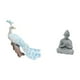 thumbnail image 5 of Estatua del pavo real,Estatua de pavo real,adorno de escritorio creativo y divertido,Estatua de mono,Estatua de Buda Mono para Interiores y Exteriores Budista,Figuras en miniatura meditando, 5 of 8