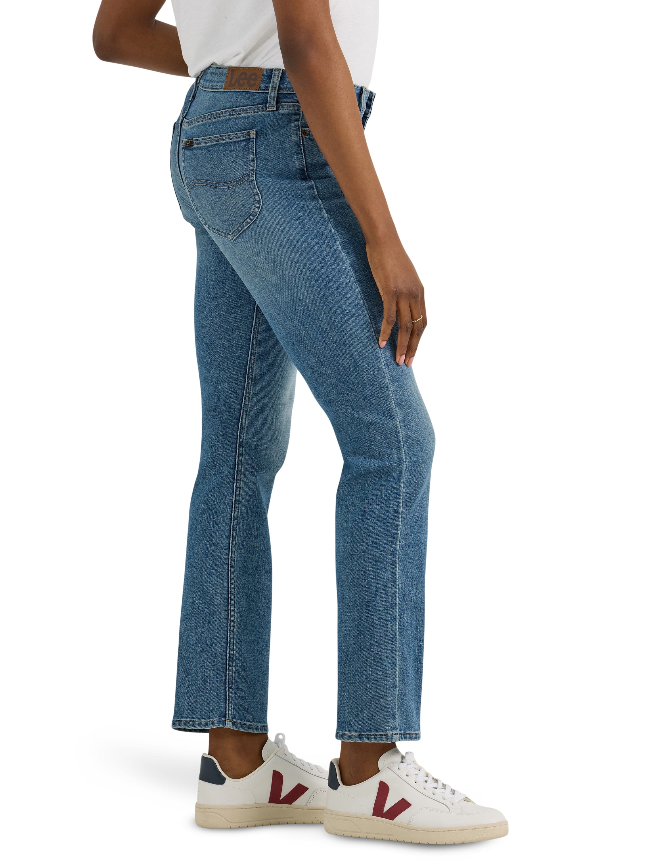 lee.kページ Lee Women's Midrise Straight Jean, Available in 28