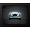 thumbnail image 2 of Rogan, Mark 14x12 Black Modern Framed Museum Art Print Titled - Austin-Healey 100 LeMans 1956, 2 of 5