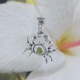 thumbnail image 2 of Unique Hawaiian Genuine Peridot Crab Necklace, Sterling Silver Peridot Crab Pendant, N8881 Birthday Valentine Wife Mom Gift, 2 of 4