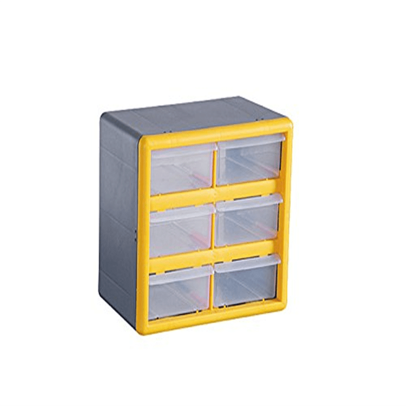 HL3045A 6Drawer Heavy Duty Plastic Parts Organizer Drawer