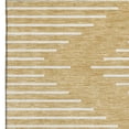 thumbnail image 3 of HomeRoots 679731 9 x 12 ft. Gold & Ivory Geometric Transitional Washable Machine Made Rectangle Area Rug with UV Protection, 3 of 9