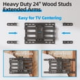 thumbnail image 3 of Soporte de pared para TV USX STAR Full Motion de 42 a 86 pulgadas, 50 a 200 cm, 50 kg, 3 of 8
