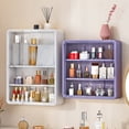 thumbnail image 4 of Easy Install Wall Mounted Organiser Multi Layer Shelf For Bathroom Bedroom Space Saving Storage Rack for Cosmetics, 4 of 8