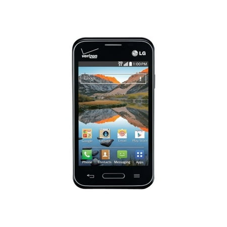 Verizon LG Optimus Zone 2 4GB Prepaid Smartphone, Black