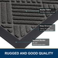 thumbnail image 4 of Smiry Front Door Mats For Inside, Low Profile Heavy Duty Outdoor Doormats, Non Slip Dirt Trapper Entryway Mat, 29.5x17, Grey, 4 of 8