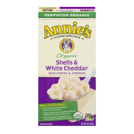 Annie's ® Organic Shells & White Cheddar Macaroni & Cheese 6 oz Box