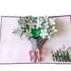 thumbnail image 1 of Tarjeta de felicitación con efecto 3D, flor plegable, tarjeta de felicitación navideña para cumpleaños, día de la madre, graduación, aniversario de boda, 1 of 5