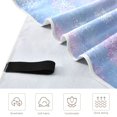 thumbnail image 3 of Quick-Dry Beach Towel 71x31in with Storage Bag, Sand Free Microfiber Towel for Travel, Swimming, Camping Blue-pink Snowflakes Pattern, 3 of 9