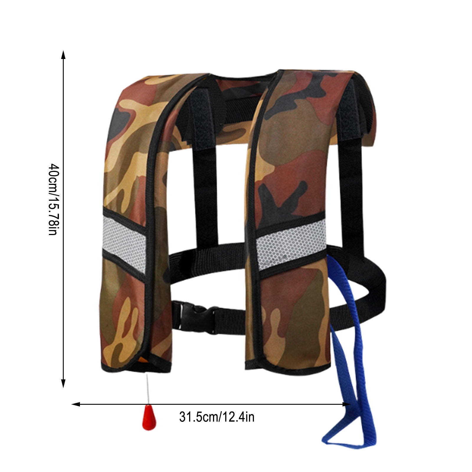 COM1950s Life Jackets for Adults,Adult Life Jackets,Self-Inflating Life Jacket Outdoor Adult Self-Inflating Inflatable Life Jacket Undershirt,Adult Life Jackets,Inflatable Life Jackets for Adults