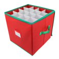 thumbnail image 1 of Matsuzay 64 Grid Christmas Ornament Storage Box Preserve Folding Case Holder for Home Kits de decoración para fiestas, 1 of 1