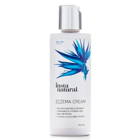 InstaNatural Eczema Cream – Anti Itch Treatment & Redness Relief, 4 Oz