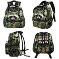 thumbnail image 4 of Raccoon Cute Book Bag with Adjustable Shoulder Strap, Large Capacity, Printed Design - Cute Accessories Backpack, 4 of 6